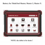 Battery Replacement for ThinkTool Master Master2 MasterX Scanner